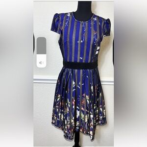 Foxiedox Navy Floral Dress